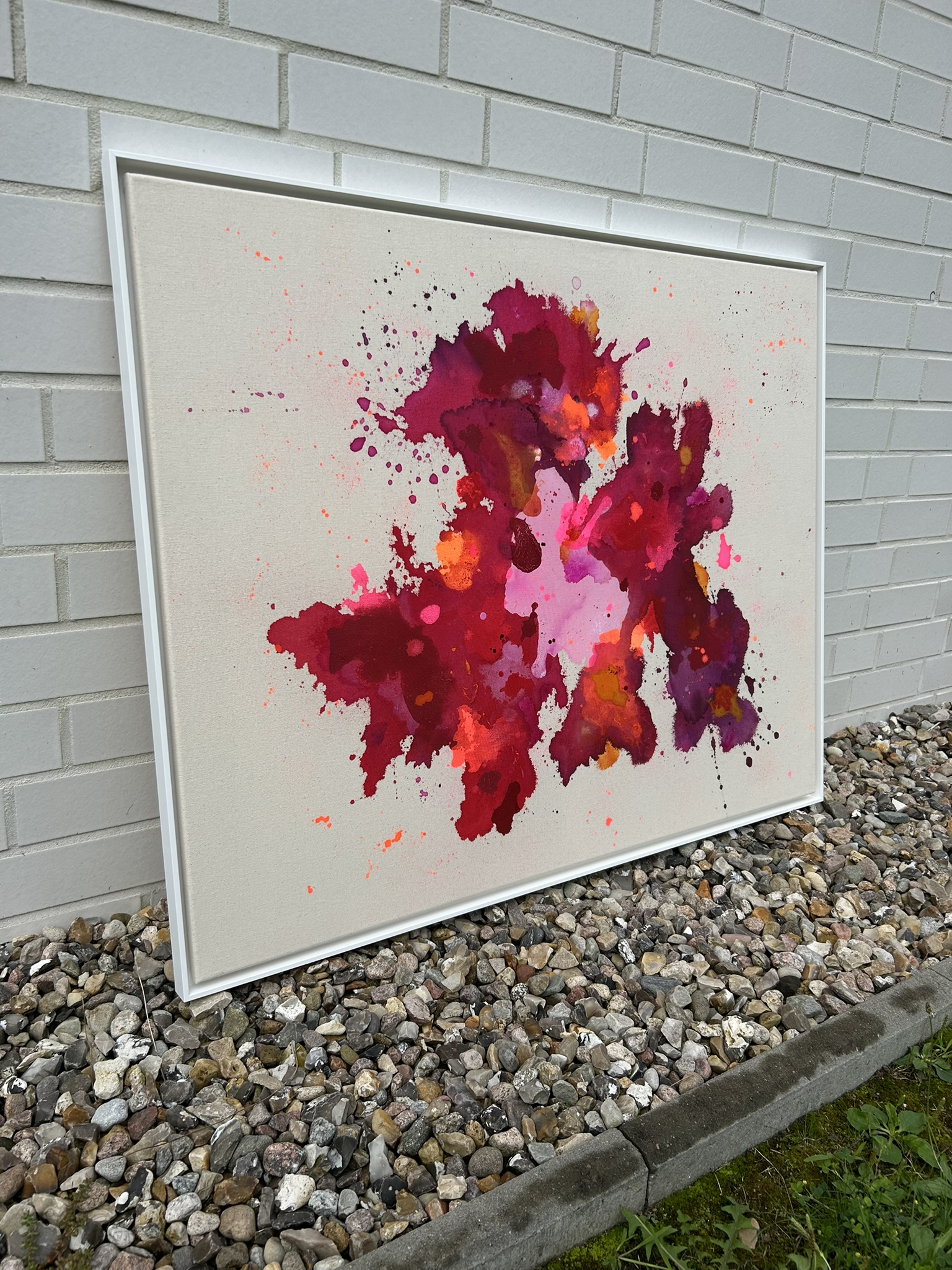 Befreiung, 2025, Acryl auf roher Baumwollleinwand, Ansicht 12